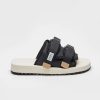 Footwear Suicoke | Suicoke Moto-Cab-Eco [Sk23056Cecobi] Black & Ivory White