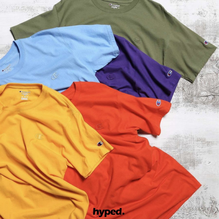 Clothing Champion | (New) Champion Basic Logo Tee T-Shirt (Usa) (14 Colours)