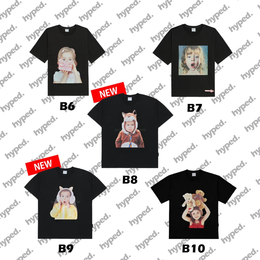 Clothing ADLV | Adlv Baby Face T-Shirts Tees Black (20 Designs)