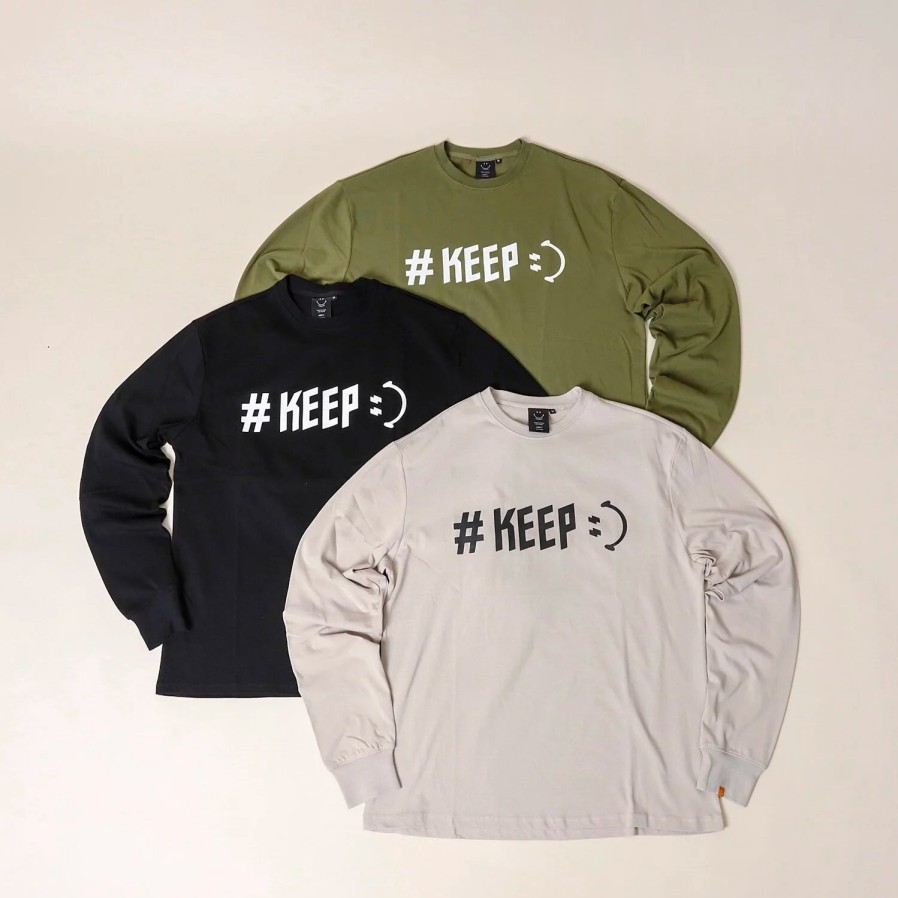 Clothing KICKSTAGE | Kickstage #Keep Long Sleeve Tee [Ks99]