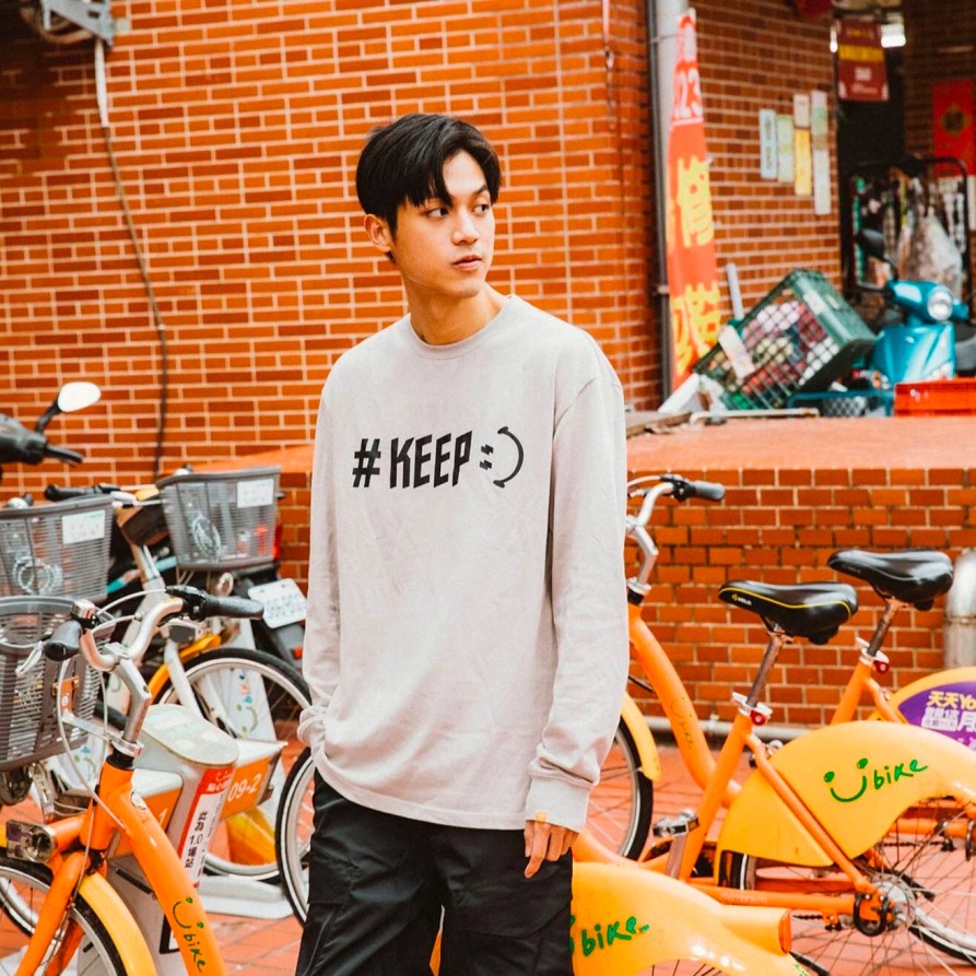 Clothing KICKSTAGE | Kickstage #Keep Long Sleeve Tee [Ks99]