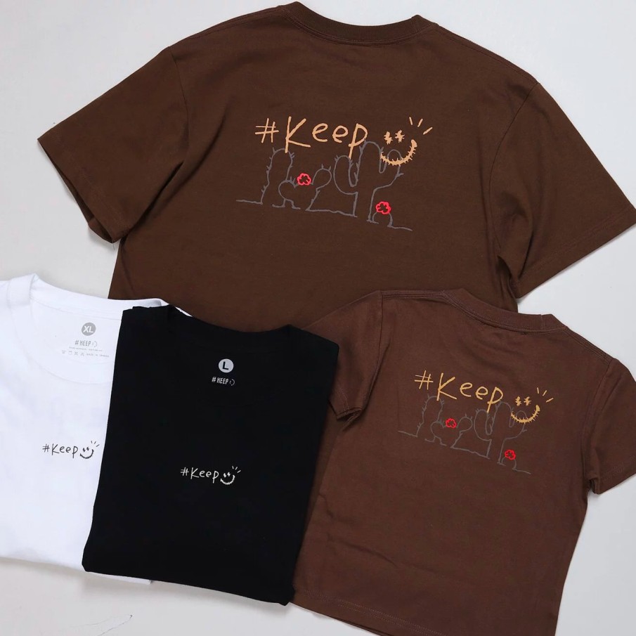 Clothing KICKSTAGE | Kickstage #Keep Cactus Hand Drawing Tee [Ks132]