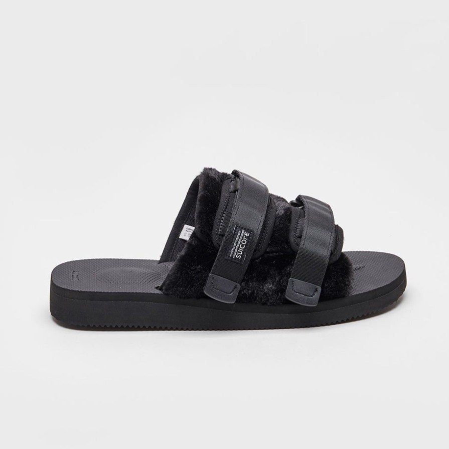 Footwear Suicoke | Suicoke Moto-Furab [Sk23056Fabbk] Black