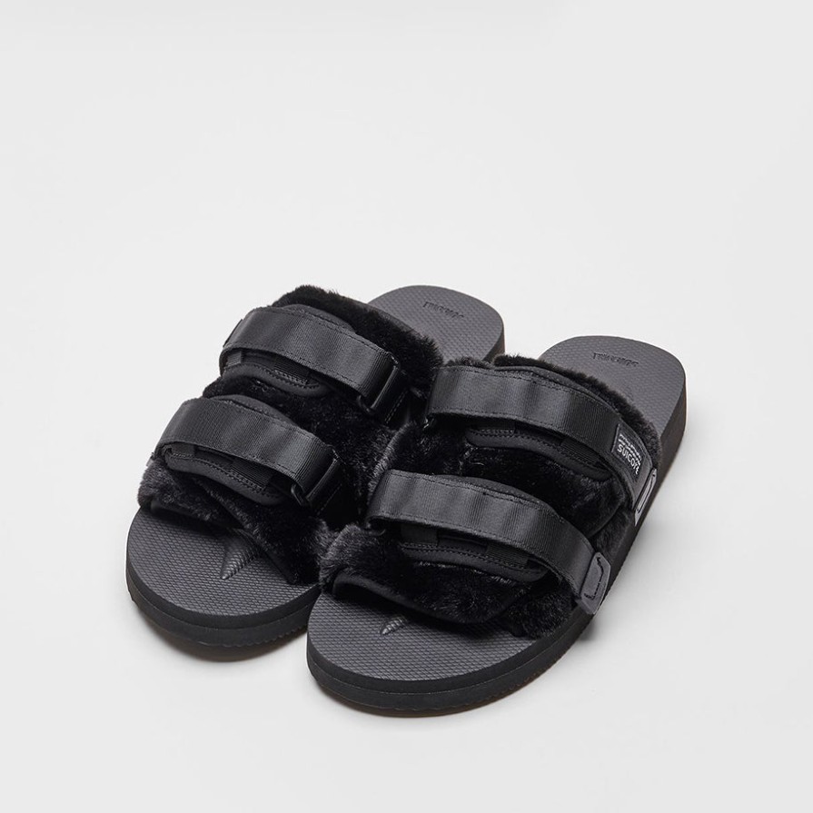 Footwear Suicoke | Suicoke Moto-Furab [Sk23056Fabbk] Black