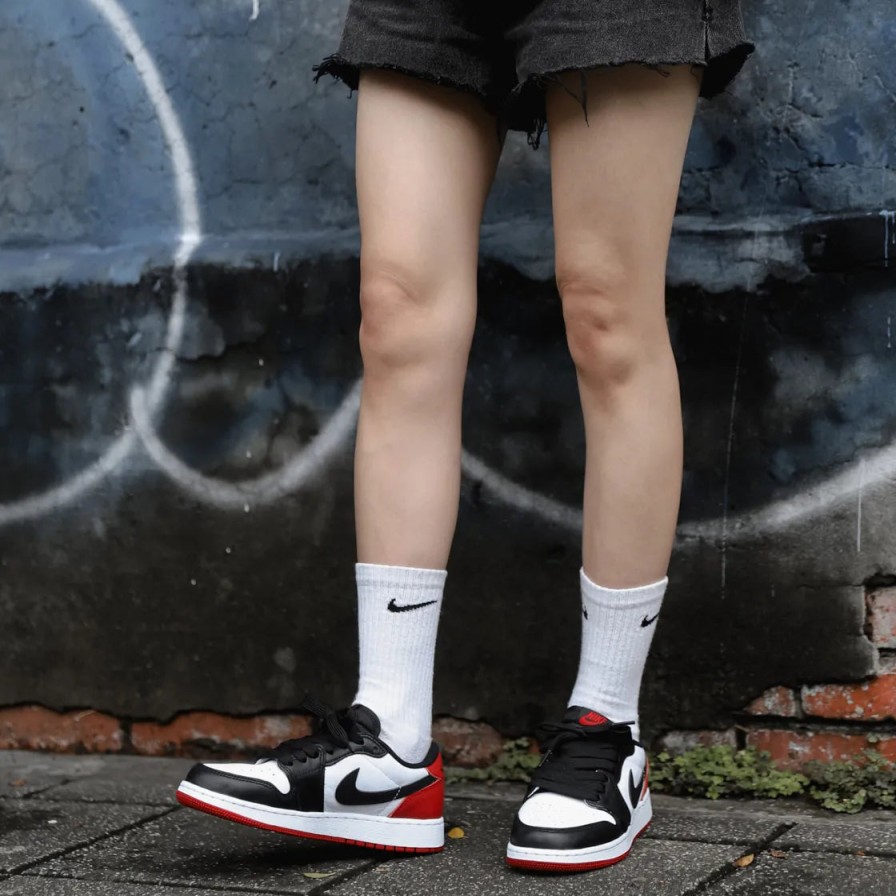 Footwear Nike | Nike Air Jordan 1 Low Og Black Toe (Women'S) [Cz0858-106] 3.5Y/22.5Cm = Female