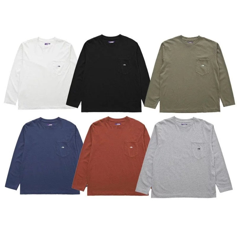 Clothing The North Face | The North Face Purple Label Long Sleeve Pocket Tee [Nt3961N]