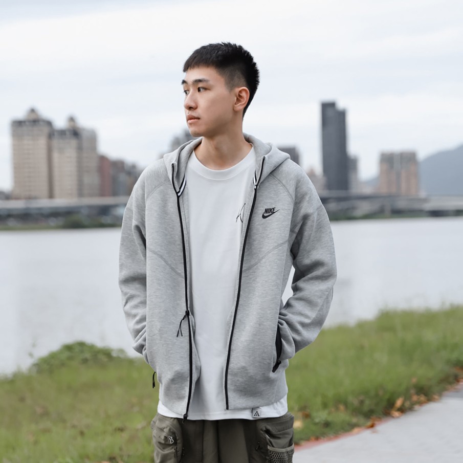 Clothing Nike | Nike Sportswear Tech Fleece Jacket [Fb7922-063] Grey