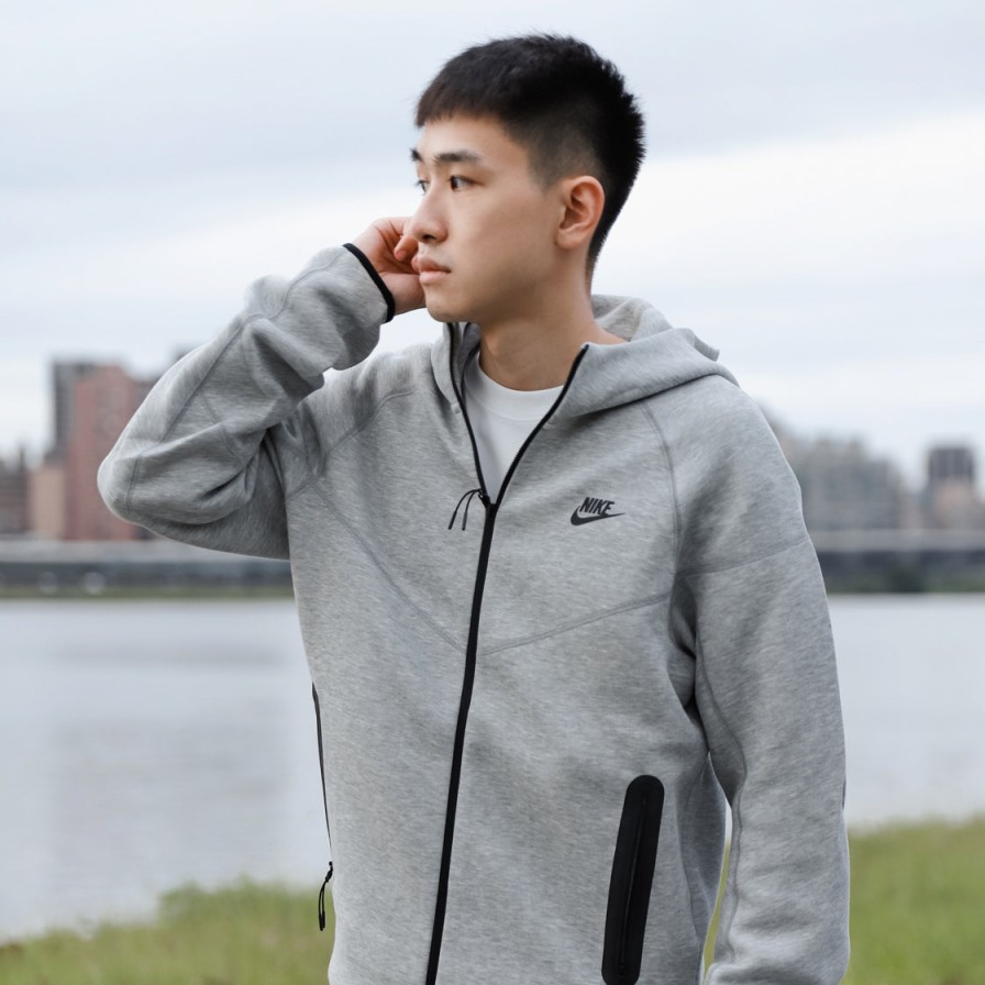 Clothing Nike | Nike Sportswear Tech Fleece Jacket [Fb7922-063] Grey