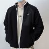 Clothing Nike | Nike Jordan Fleece Jacket [Dv1584-010] Black