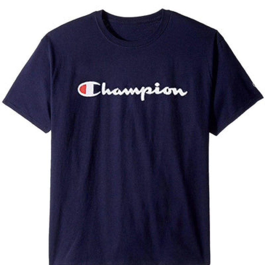 Clothing Champion | Champion Flock Script T-Shirt Tee (New)