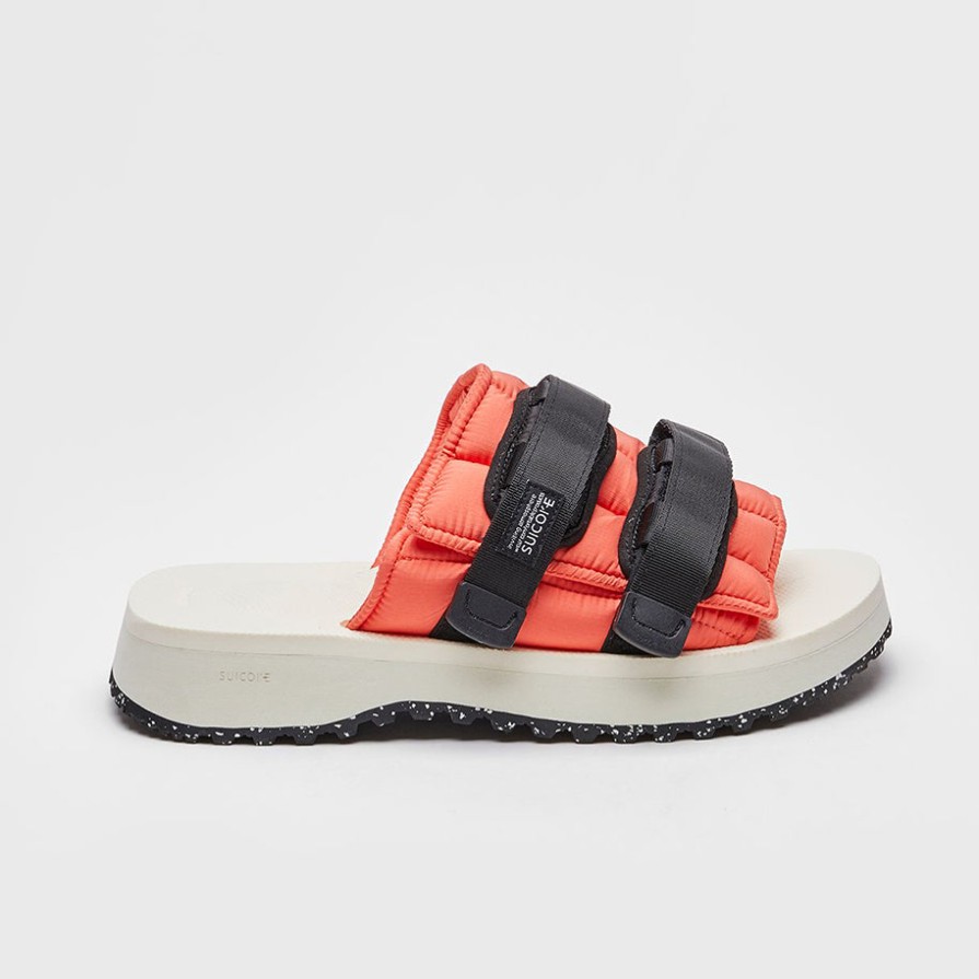 Footwear Suicoke | Suicoke Moto-Puffab [Sk23056Pfabri] Red Ivory