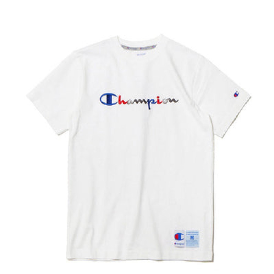 Clothing Champion | Champion Rainbow Logo T-Shirt Tee (Japan)