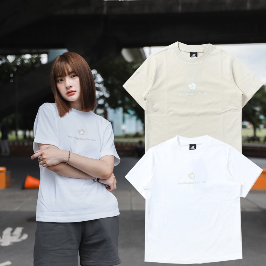 Clothing New Balance | New Balance Small Flower Tee [Awt33300]