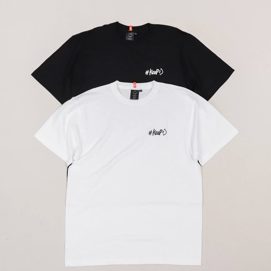 Clothing KICKSTAGE | Kickstage #Keep Small Logo Tee [Ks102]