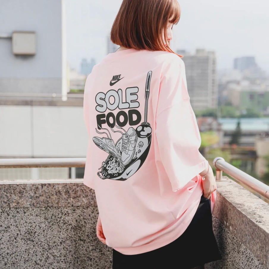 Clothing Nike | Nike Nsw Sole Food Oversize Tee [Fb9808-686] Pink