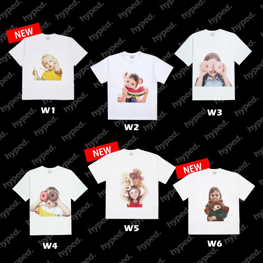 Clothing ADLV | Adlv Baby Face T-Shirts Tees White (5 Designs)