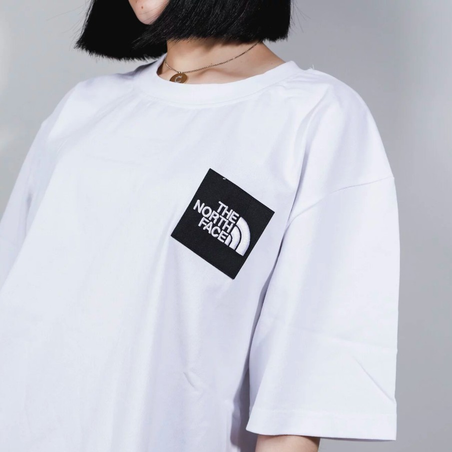 Clothing The North Face | The North Face 3D Square Embroidered Woven Label Tee [Nf0A7Qqt]