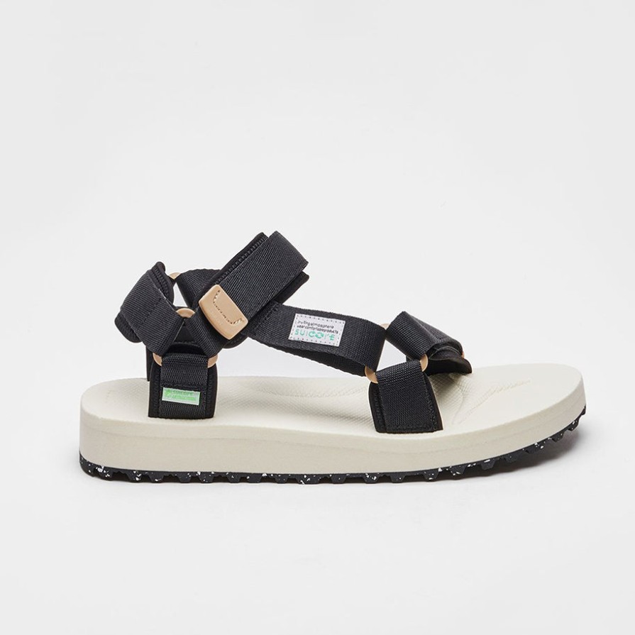 Footwear Suicoke | Suicoke Depa-2Cab-Eco [Sk230222Cecbi] Black & Ivory