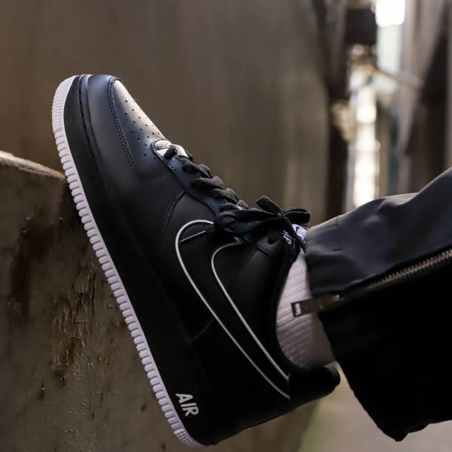 Footwear Nike | Nike Air Force 1 [Dv0788-002] Black/Black/White