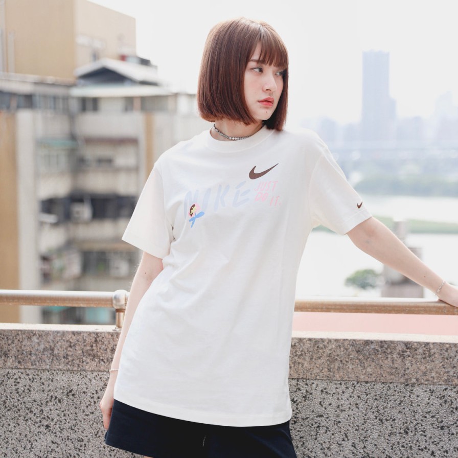 Clothing Nike | Nike Nsw Spring Tee (Women'S) [Fj7714-133] Beige