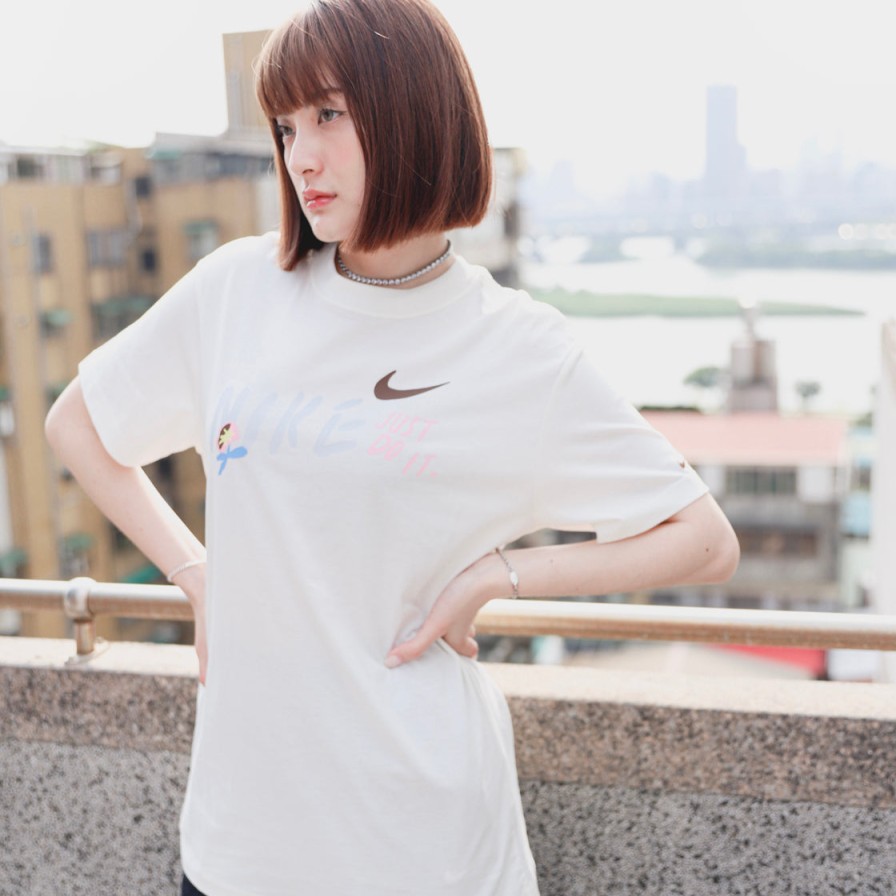 Clothing Nike | Nike Nsw Spring Tee (Women'S) [Fj7714-133] Beige