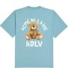 Clothing ADLV | Adlv Teddy Bear T-Shirt Tee Sky Blue (Directly From Korea)