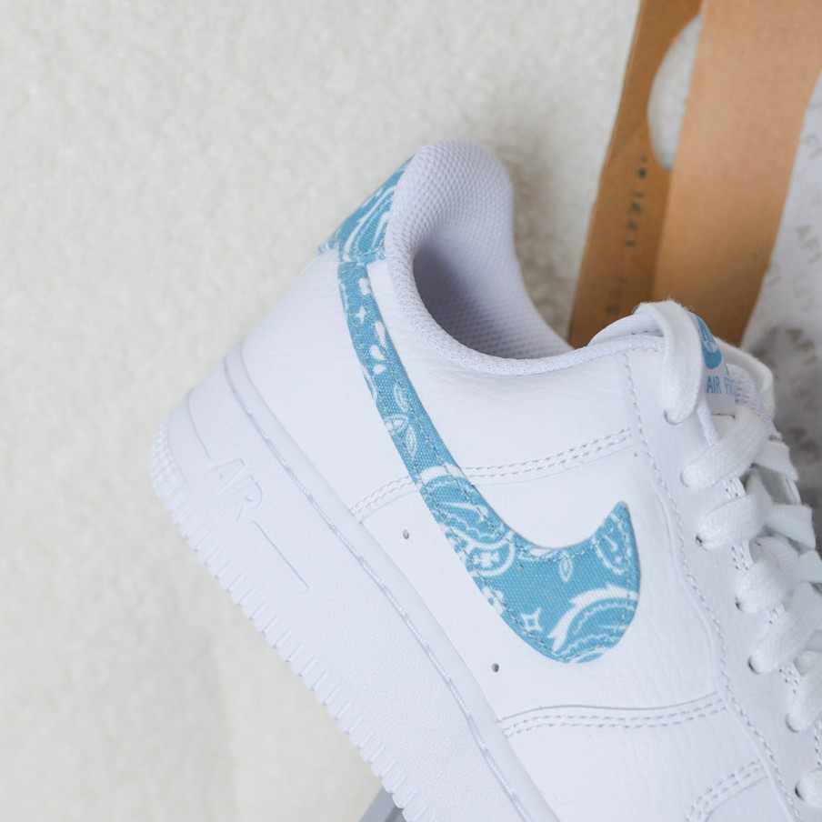 Footwear Nike | Nike Air Force 1 Paisley White Blue (Women'S) [Dh4406-100]