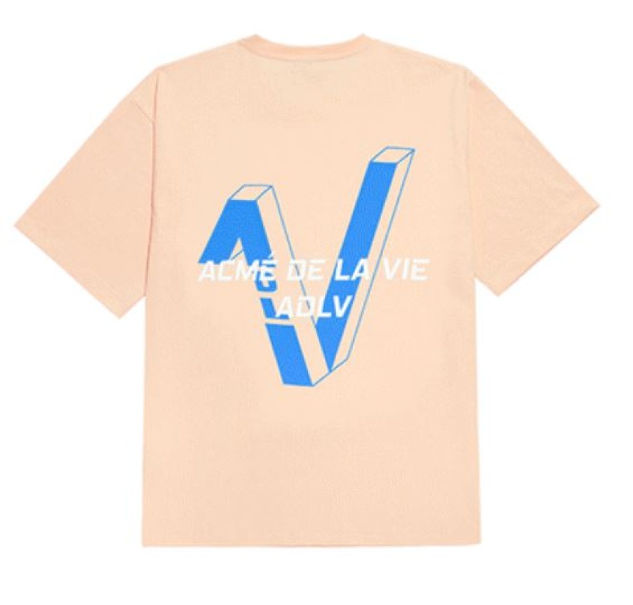 Clothing ADLV | Adlv V Symbol Logo Short Sleeve T-Shirt