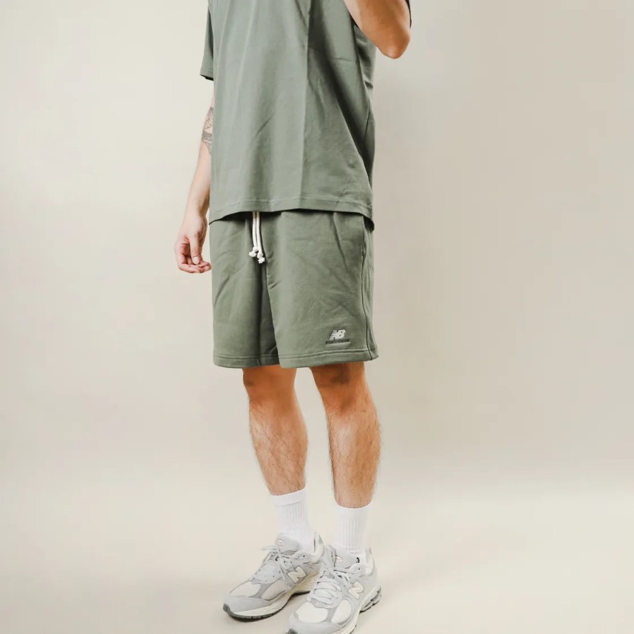 Clothing New Balance | New Balance Athletics Remastered French Terry Shorts [Ams31504Don] Green