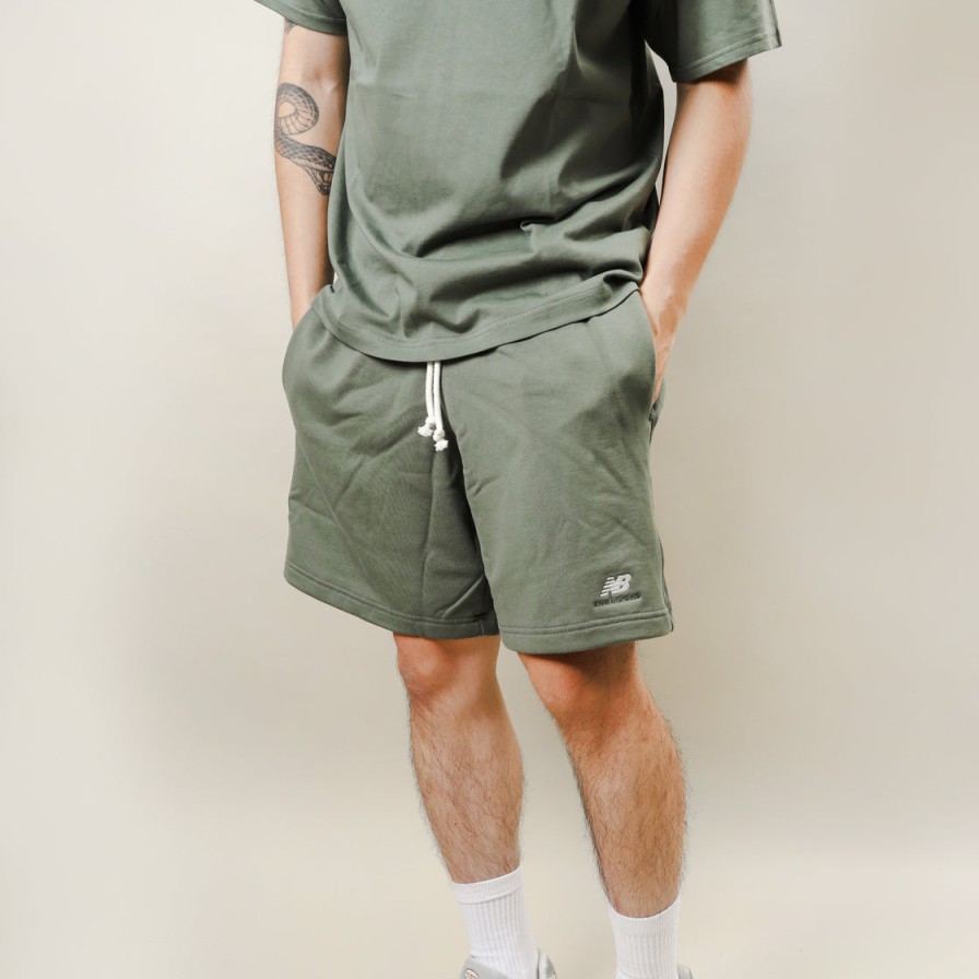 Clothing New Balance | New Balance Athletics Remastered French Terry Shorts [Ams31504Don] Green